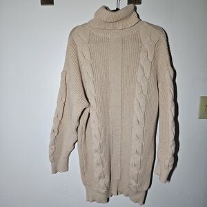 SHEIN Soft Knit Sweater in Cream